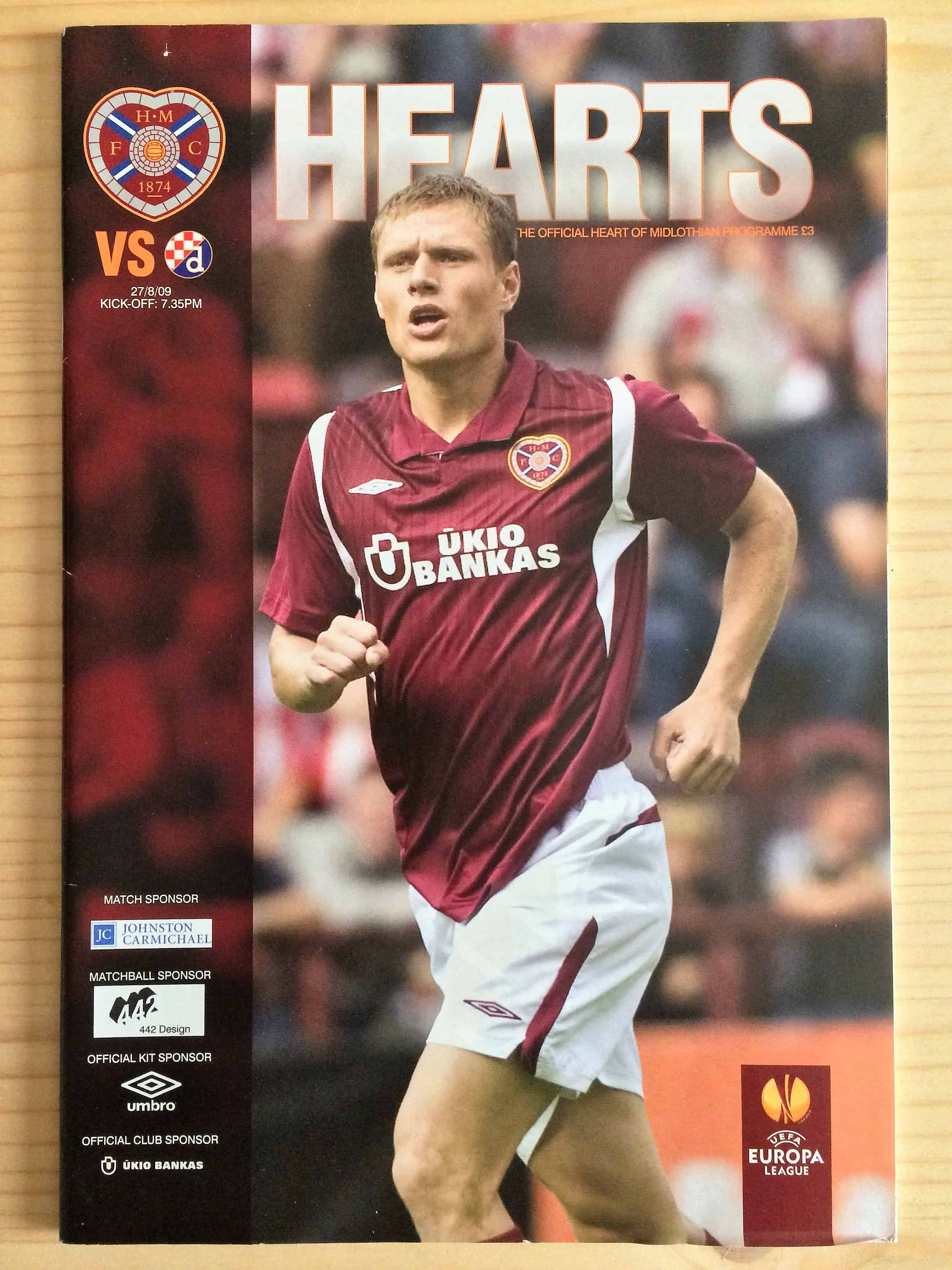 Heart Of Midlothian (Hearts) v Dinamo Zagreb